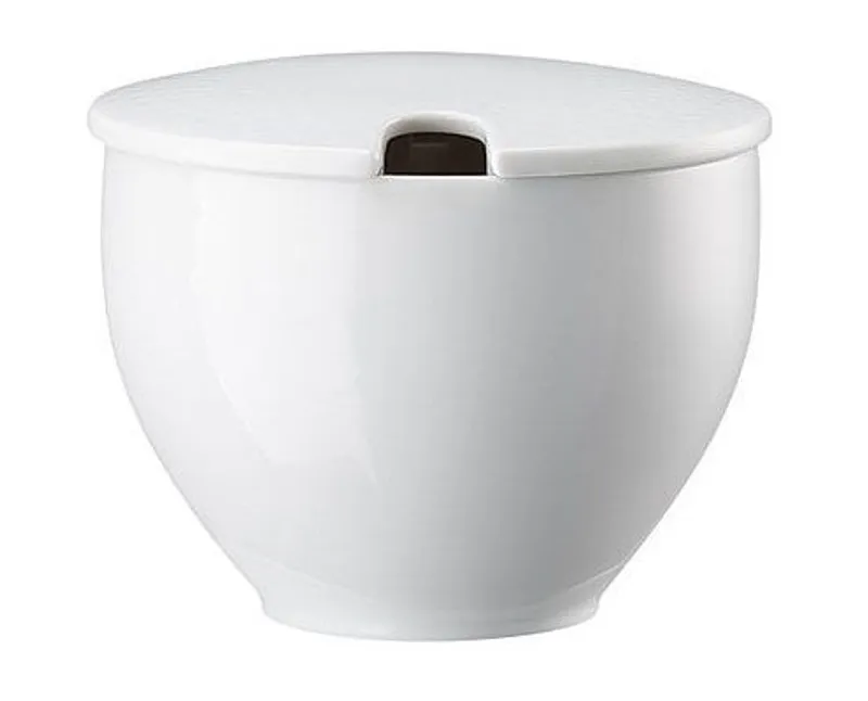 Rosenthal Junto White porcelán fedő cukortartóra