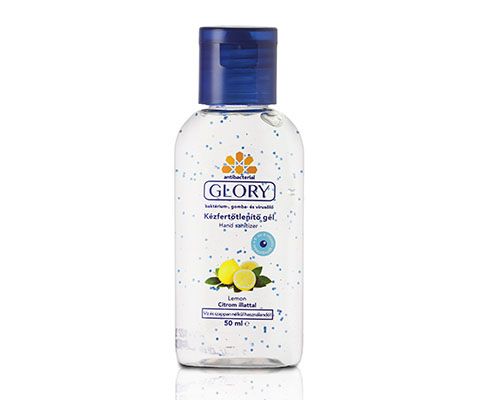 Glory kézfertőtlenítő gél citrom illattal 50 ml