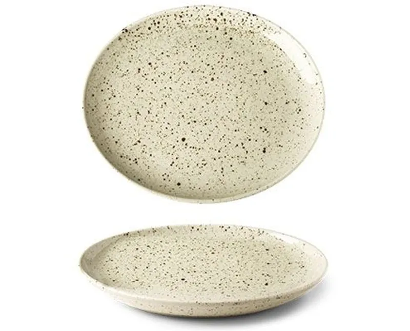 Lifestyle Natural porcelán ovális tányér 32 cm