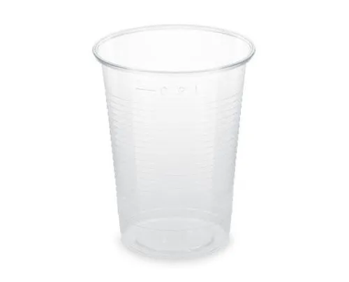 Műanyag átlátszó pohár 2 dl