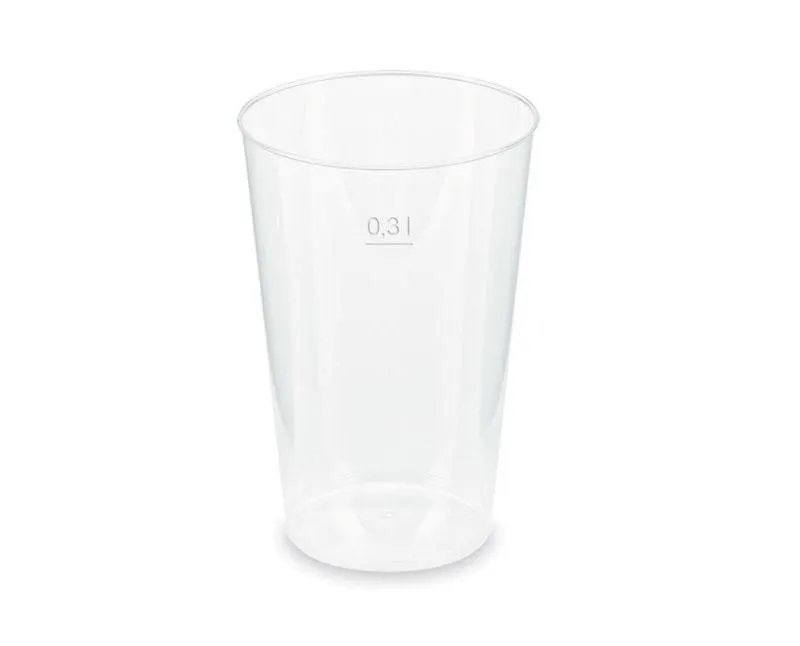 Újrahasználható műanyag pohár 300 ml