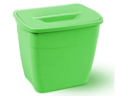 Koala szemetes kuka fedővel 6 l (Hanging Bucket) zöld