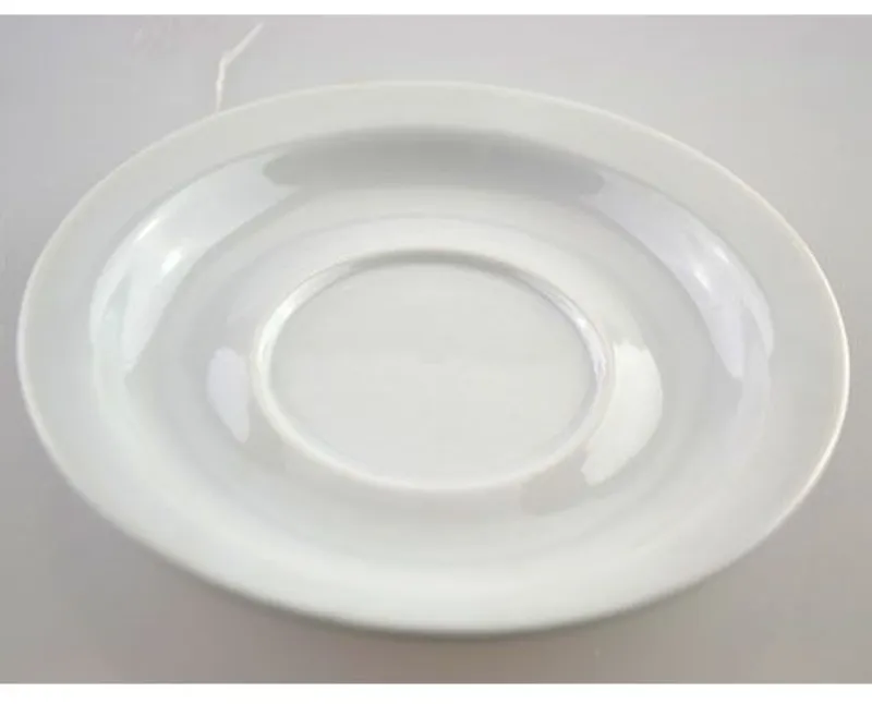 Fehér porcelán mokkás csészealj 130 mm Super White