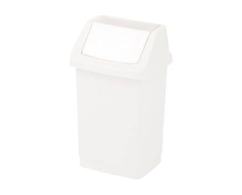 Curver "Click-It" billenő fedeles szemetes 50 l - Fehér