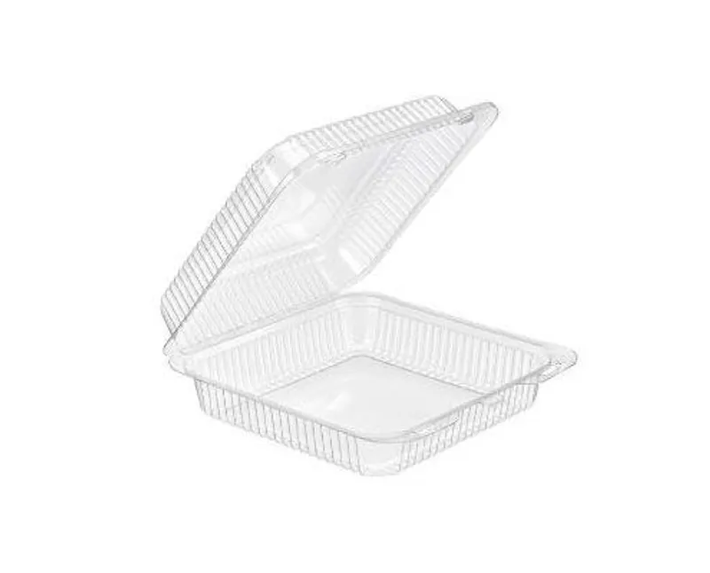 Süteményes doboz műanyag 2055PETc 231 x 228 x 80 mm víztiszta PET