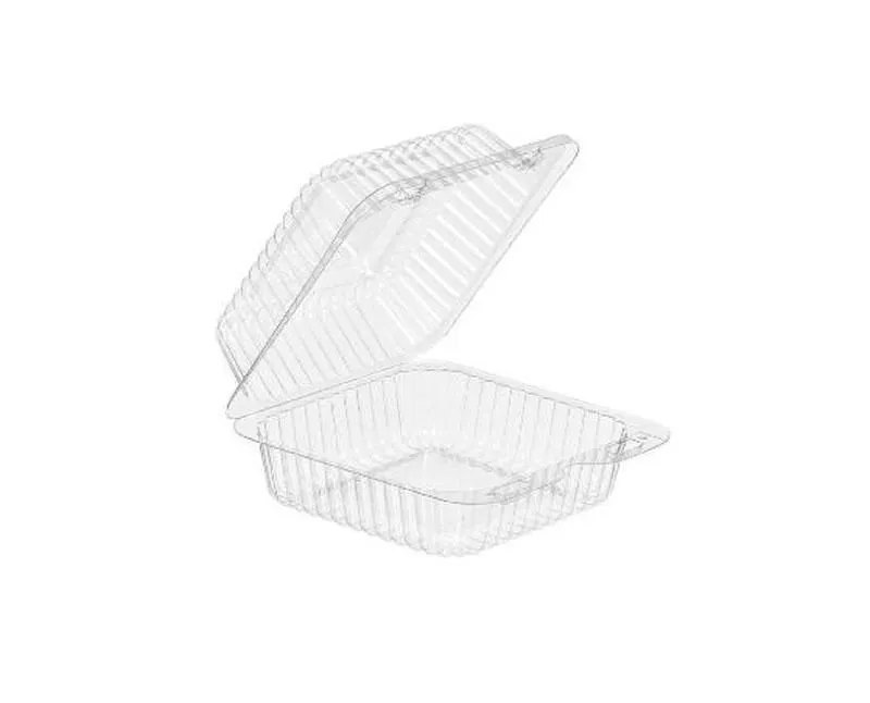 Műanyag süteményes doboz - ALI25C - 164 x 148 x 82 mm rPET (GuillinPL)