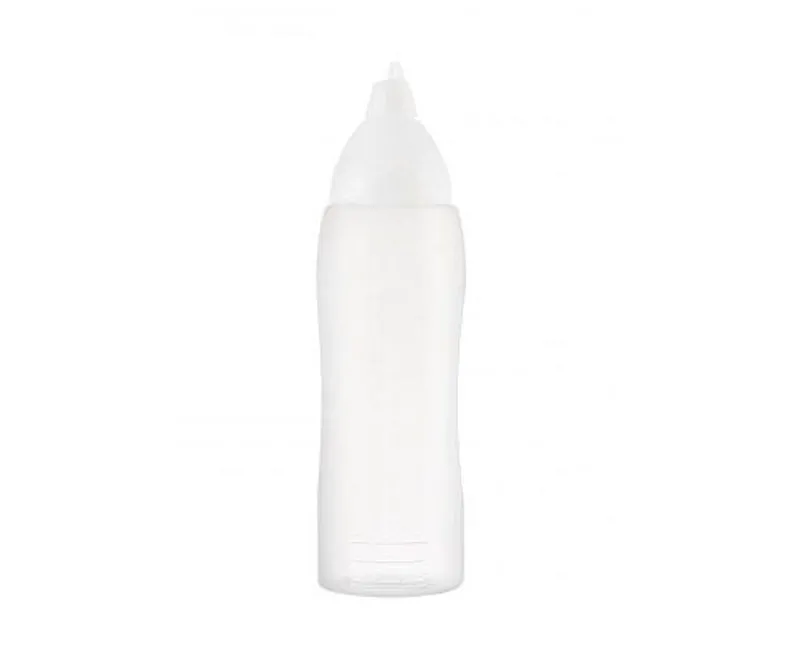 Szósznyomó/szószadagoló palack fehér 1000 ml
