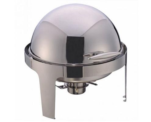 Chafing kerek roll-top, 180°-os fedővel, 6 l