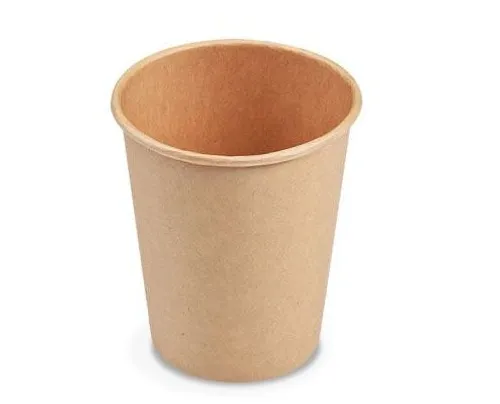 Barna papír pohár 280 ml kraft 80 mm