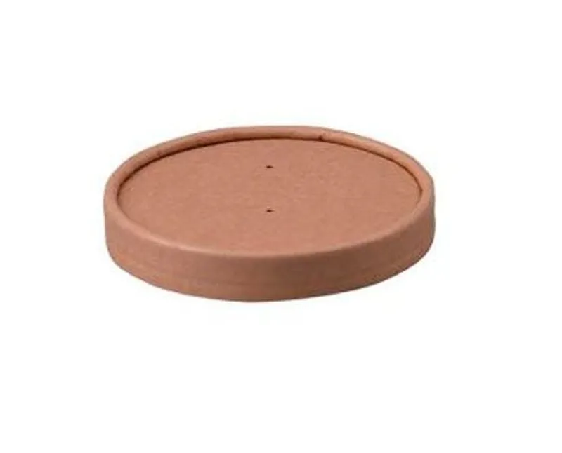 Leveses papírtégely tető 770 ml barna