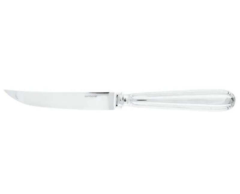 Baroque steak kés 22,7 cm, Alpakka ezüstözött üreges nyél orfévre