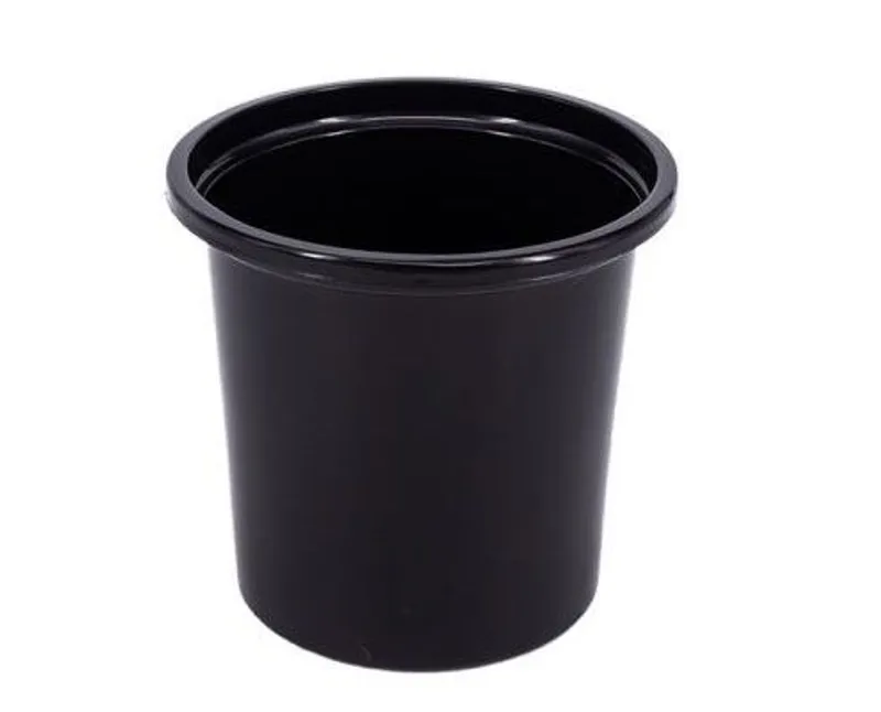 Öntetes tálka 125 ml fekete