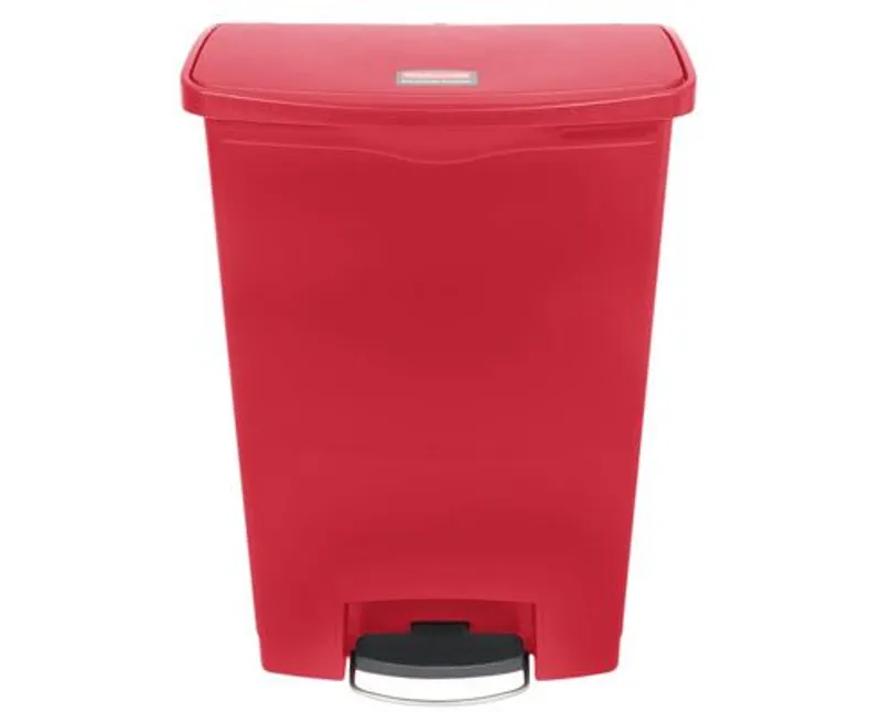 Rubbermaid Step On keskeny pedálos szemetes kuka 90 l piros