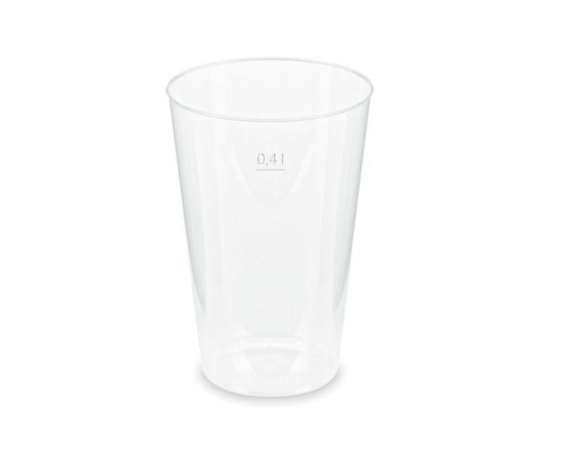 Újrahasználható műanyag pohár 400 ml