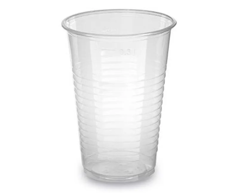 Műanyag pohár 300 ml víztiszta