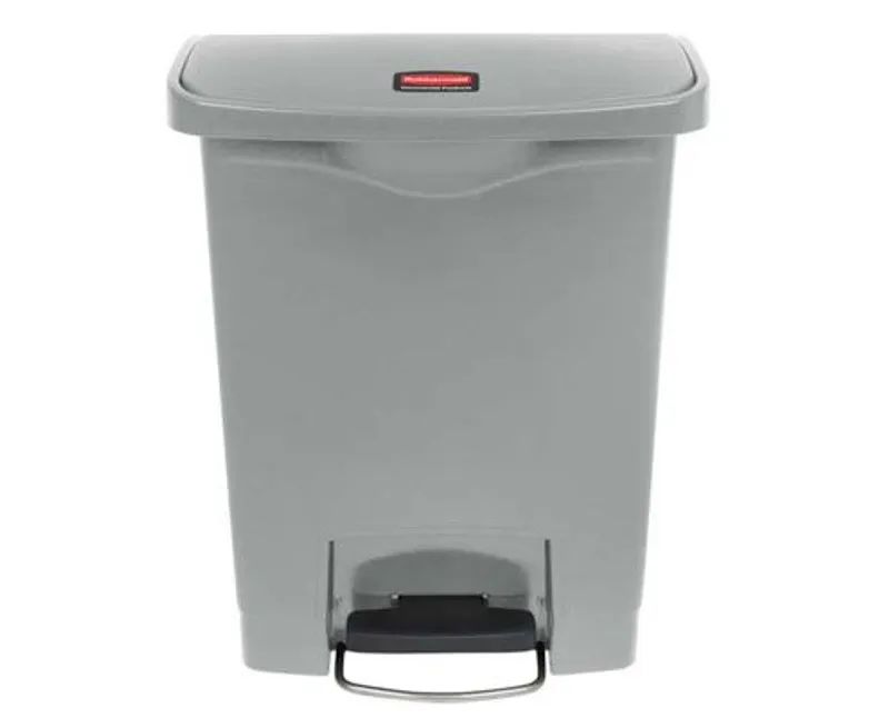 Rubbermaid Step On keskeny pedálos szemetes kuka 30 l szürke