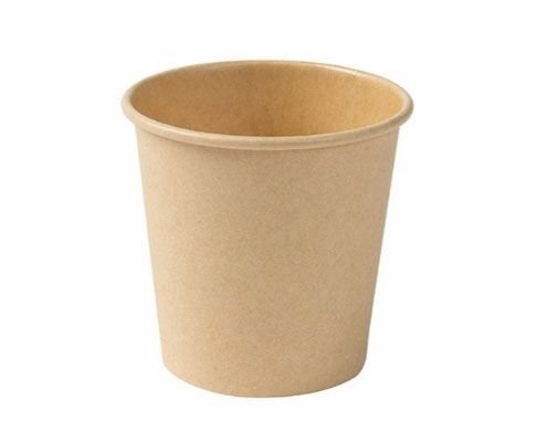 Barna kraft papírpohár 1 dl 60 mm