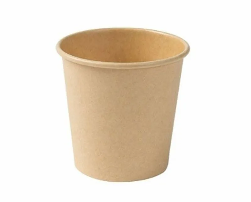 Barna kraft papírpohár 1 dl 60 mm