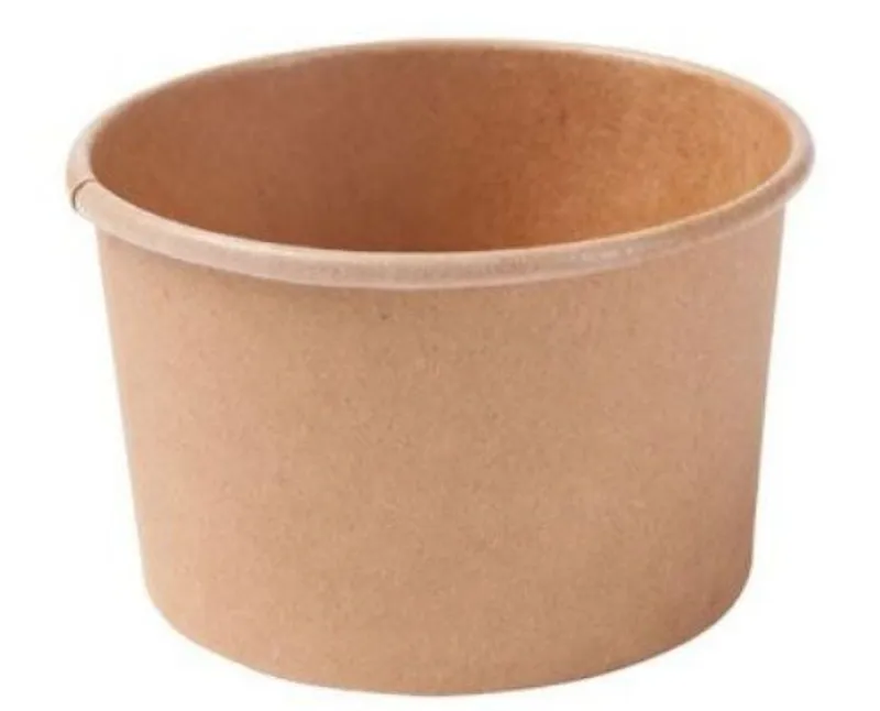 Fagyis papírpohár 245 ml barna kraft
