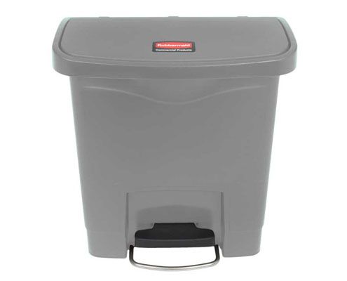 Rubbermaid Step On keskeny pedálos szemetes kuka 15 l szürke