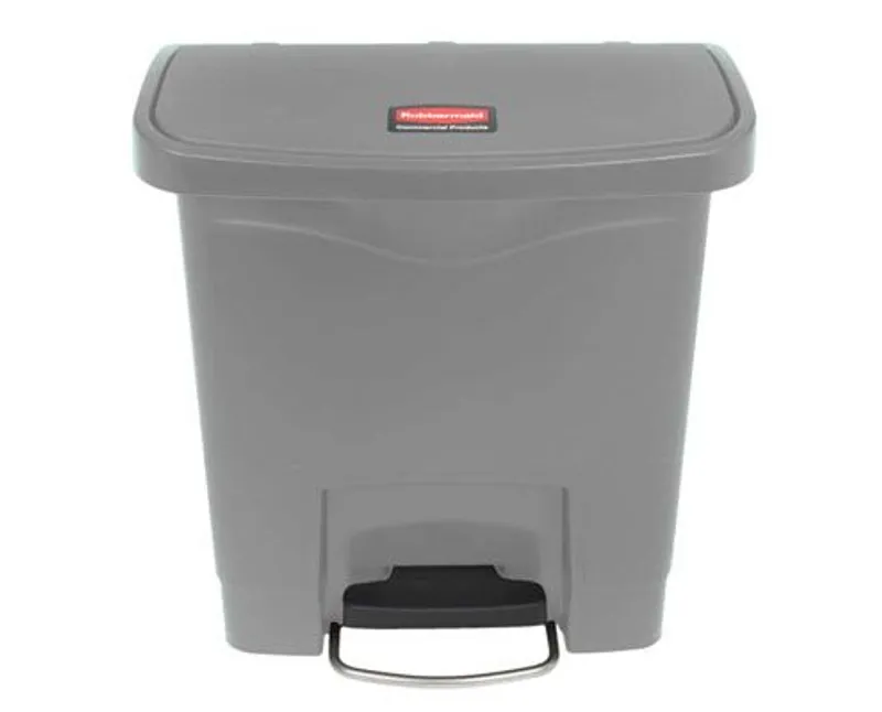 Rubbermaid Step On keskeny pedálos szemetes kuka 15 l szürke