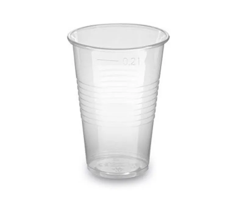 Műanyag pohár 200 ml víztiszta