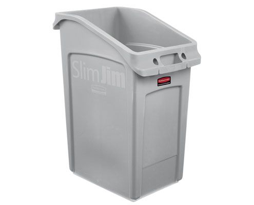 Rubbermaid Slim Jim asztal alá helyezhető kuka szürke 87 l