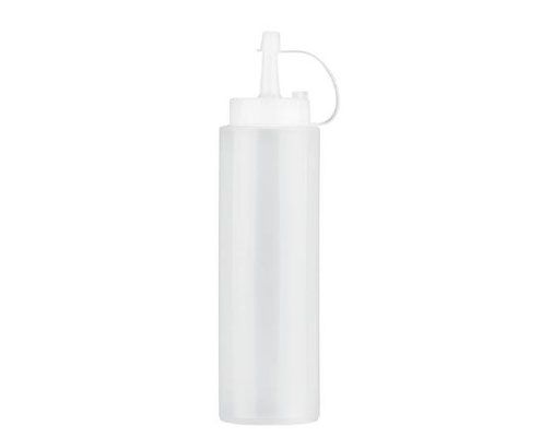 Műanyag szósznyomó/szószadagoló palack fehér 240 ml