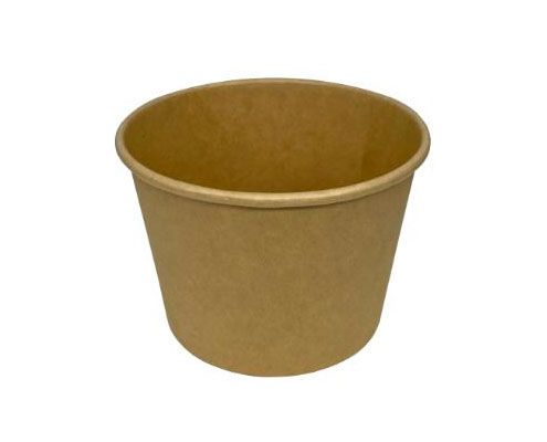 Begreen barna papír salátás kerek tál 8 x Ø11,5 cm - 18 oz