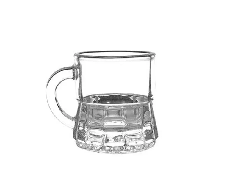 Üveg füles stampedlis pohár 20 ml