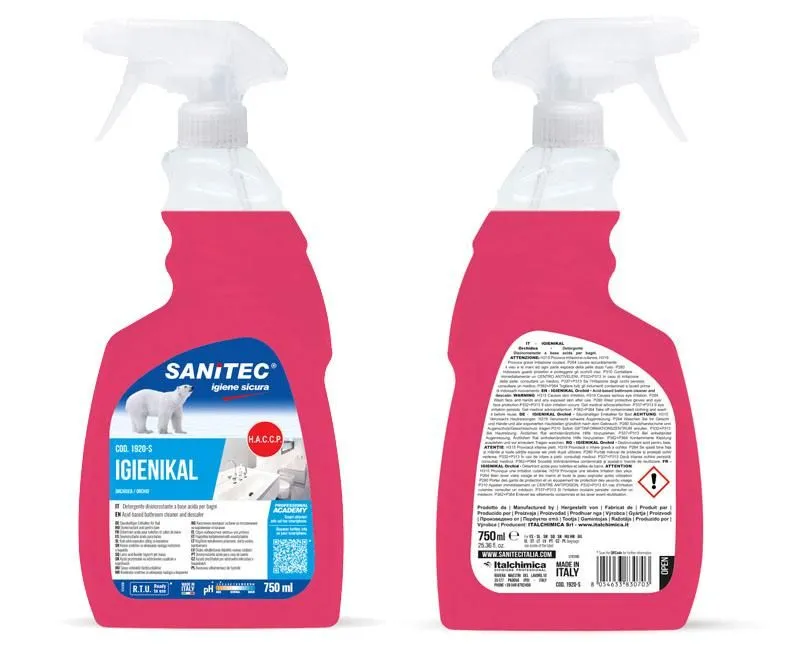 Sanitec Igienikal illatosított fürdőszobai vízkőoldó 750 ml