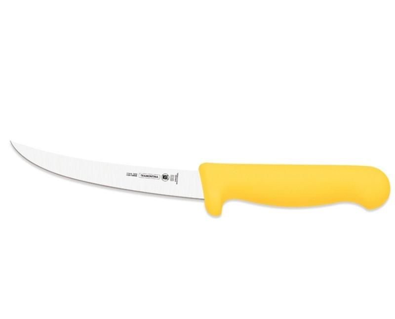 Tramontina Professional húsipari szárnyas csontozókés sárga nyéllel 12,5 cm