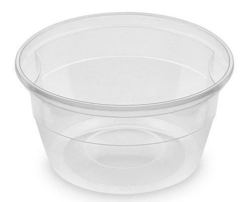 Műanyag mikrózható gulyástál 500 ml natúr
