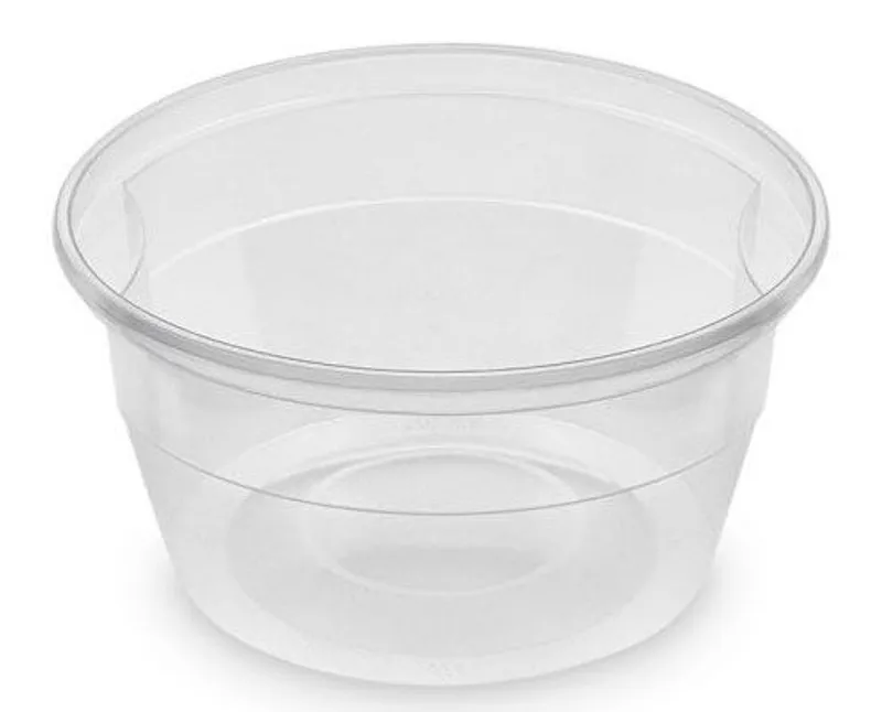 Műanyag mikrózható gulyástál 500 ml natúr