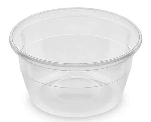 Műanyag mikrózható gulyástál 500 ml natúr