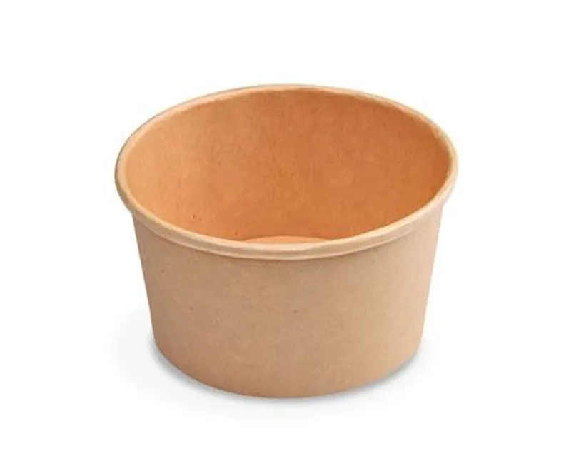 Leveses kraft barna papírtégely 350 ml 115 mm