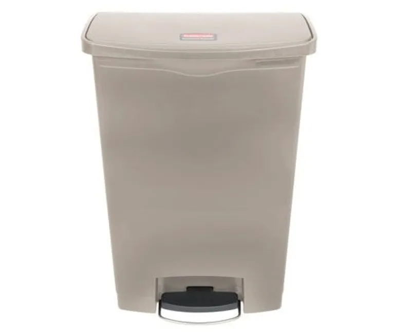Rubbermaid Step On keskeny pedálos szemetes kuka 90 l bézs