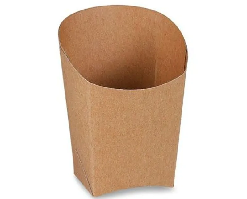 Wrap - sültkrumplis papír pohár barna kraft 240 ml