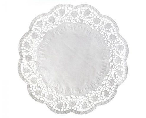 Tortacsipke - csipkepapír kerek 26 cm