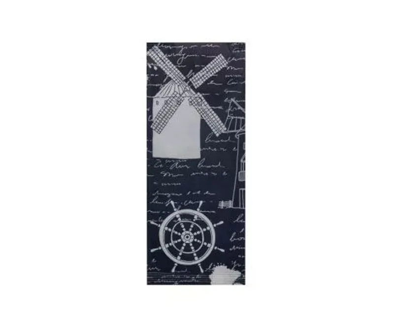 Infibra evőeszköztartó Atlantic mintás 2 rétegű 38 x 38 cm-es fehér szalvétával