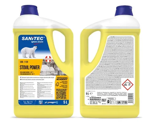SANITEC STOVIL POWER gépi mosogatószer közepesen kemény vízhez 6 kg