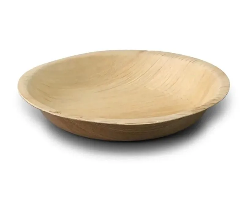 Pálmalevél tányér "Palmware", mély, kerek , 18 cm, 300 ml