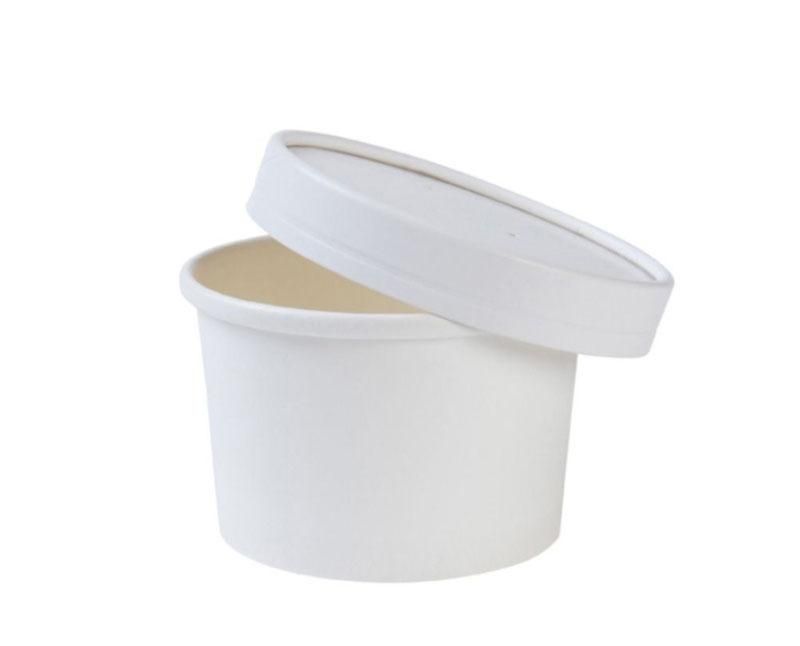 Tető Soup To Go "MALAGA" 500 ml fehér papírpohárhoz 118 mm