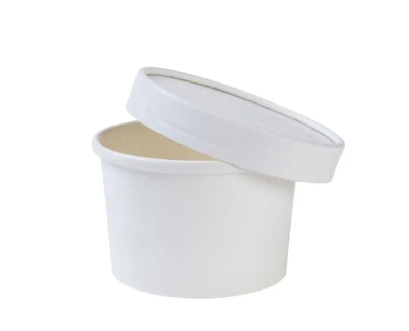 Tető Soup To Go "MALAGA" 500 ml fehér papírpohárhoz 118 mm