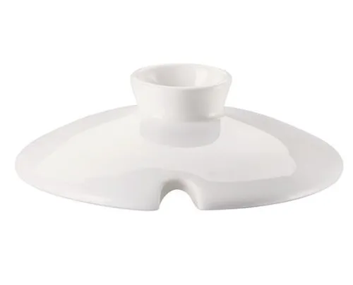 Rosenthal Jade Fine Bone China porcelán szószos tálka fedő kanálkivágással 0,09 l-hez