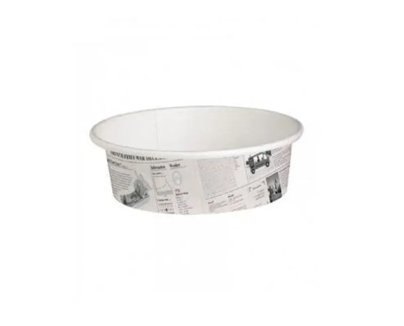 Papírtégely - Újság arculatú - 360 ml Ø114 mm