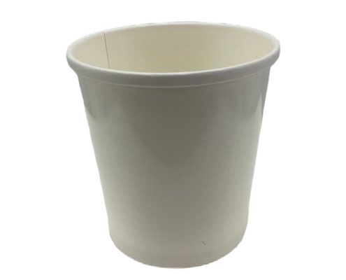 Begreen fehér leveses papírtégely Ø97 mm - 470 ml