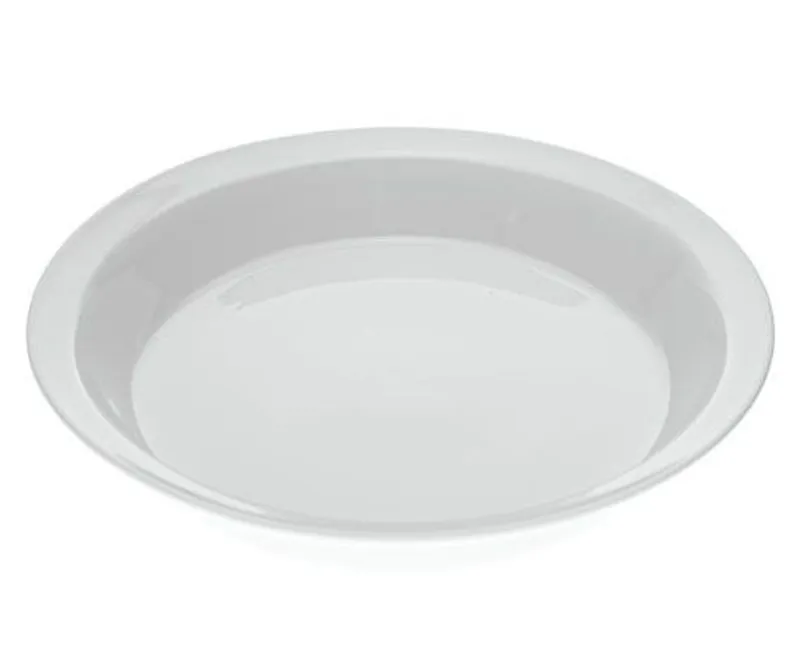 Fehér porcelán lapos adagtál Super White 210 mm