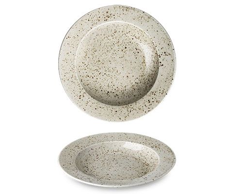 Lifestyle Natural porcelán mélytányér 22 cm