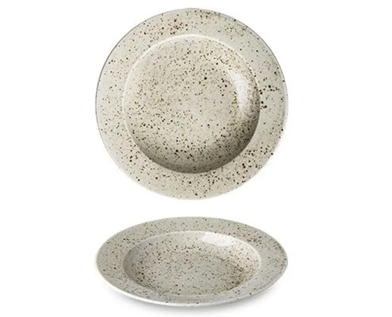 Lifestyle Natural porcelán mélytányér 22 cm
